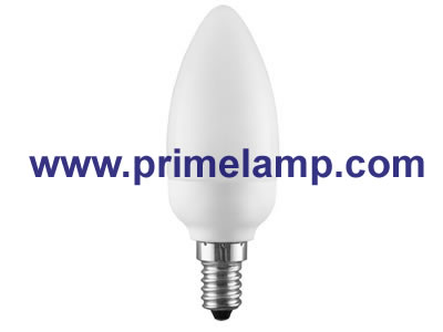 C37 Covered Compact Fluorescent Lamp